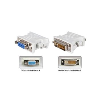 ADAPTADOR DVI-D MACHO PARA VGA HEMBRA