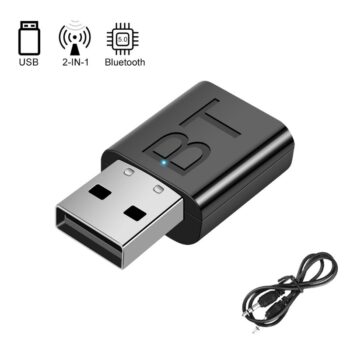 ADAPTADOR TRANSMISOR Y RECEPTOR BLUETOOTH 2 EN 1