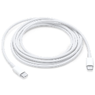 CABO USB-C PARA USB-C DE 2 MTS  / BRANCO