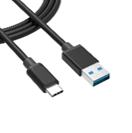 CABO CELULAR USB3.0 PARA USB -C /PRETO /2MTS