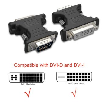 ADAPTADOR DVI-D HEMBRA PARA VGA MACHO