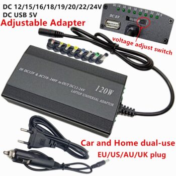 FONTE UNIVERSAL METAL 120W PARA CASA E CARRO